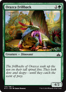 Orazca Frillback (Rivals of Ixalan) Near Mint - Nick Nack's Full Frontal Attack
