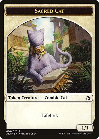 Sacred Cat Token (Amonkhet) Near Mint