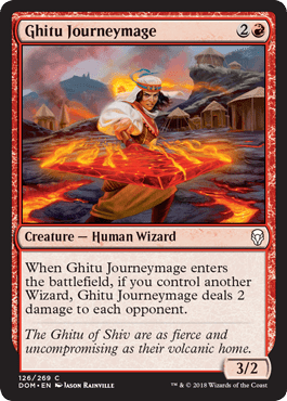 Ghitu Journeymage (Dominaria) Near Mint - Nick Nack's Full Frontal Attack
