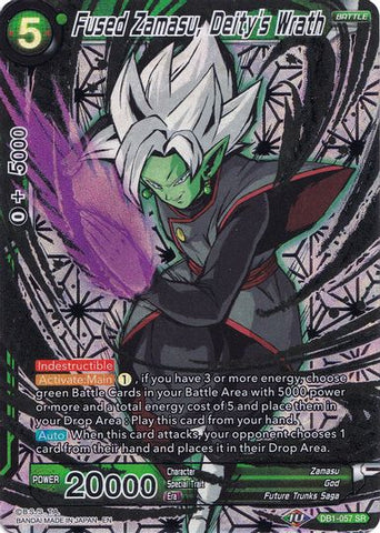 Fused Zamasu, Deity's Wrath (Collector's Selection Vol. 1) (DB1-057) [Promotion Cards]