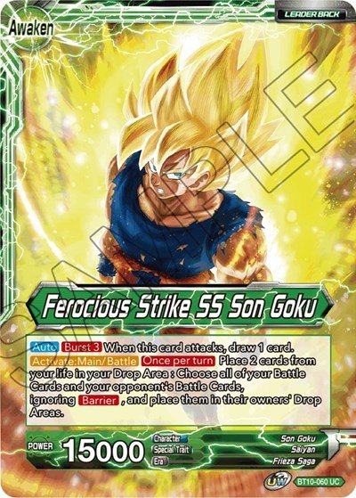 Son Goku // Ferocious Strike SS Son Goku (Rise of the Unison Warrior) Near Mint - Nick Nack's Full Frontal Attack