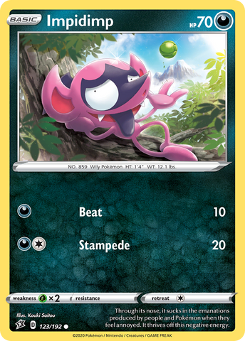 Impidimp (123/192) [Espada y escudo: Choque rebelde] 