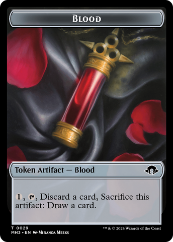 Servo // Blood Double-Sided Token [Modern Horizons 3 Tokens]