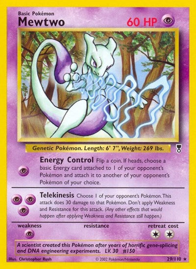Mewtwo (Legendary Collection) Light Play