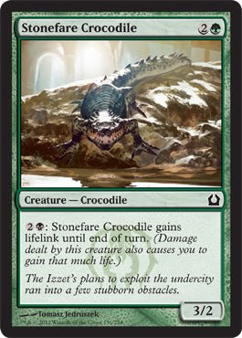 Stonefare Crocodile (Return to Ravnica) Near Mint - Nick Nack's Full Frontal Attack