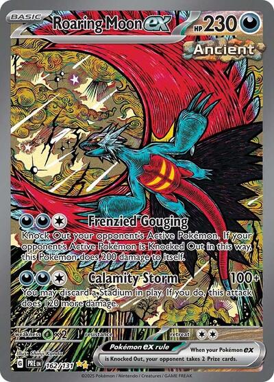 Roaring Moon ex (SV: Prismatic Evolutions) Near Mint Holofoil