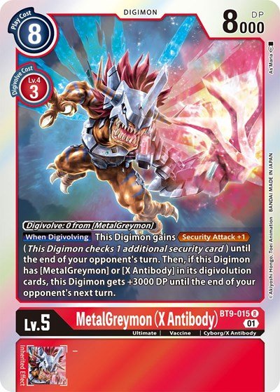 MetalGreymon (X Antibody) (X Record) Near Mint Foil - Nick Nack's Full Frontal Attack