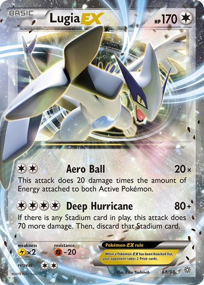 Lugia EX (XY - Ancient Origins) Medium Play Holofoil