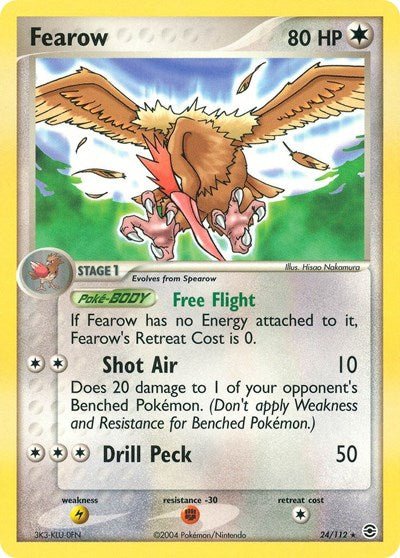 Fearow (FireRed & LeafGreen) Medium Play Reverse Holofoil - Nick Nack's Full Frontal Attack