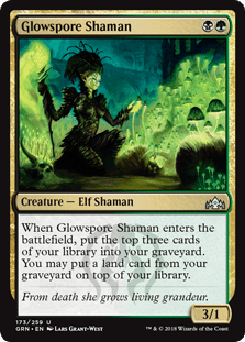 Glowspore Shaman (Guilds of Ravnica) Near Mint - Nick Nack's Full Frontal Attack