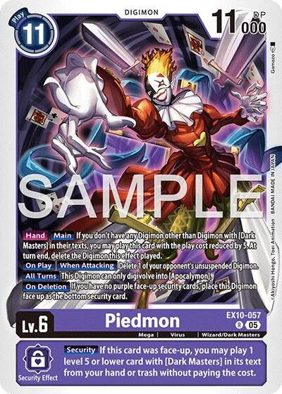 Piedmon (Sinister Order) Near Mint Foil - Nick Nack's Full Frontal Attack