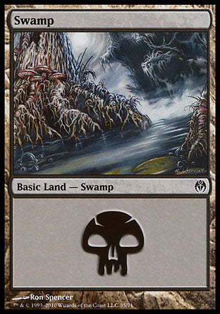 Swamp (35) (Duel Decks: Phyrexia vs The Coalition) Near Mint