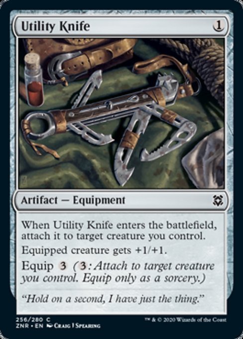 Utility Knife (Zendikar Rising) Near Mint - Nick Nack's Full Frontal Attack
