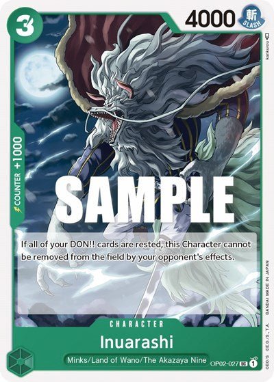 Inuarashi (Paramount War) Near Mint - Nick Nack's Full Frontal Attack