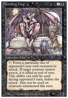 Nettling Imp (Revised) Near Mint - Nick Nack's Full Frontal Attack