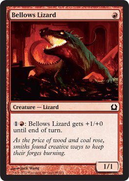 Bellows Lizard (Return to Ravnica) Near Mint - Nick Nack's Full Frontal Attack