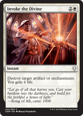 Invoke the Divine (Dominaria) Near Mint - Nick Nack's Full Frontal Attack