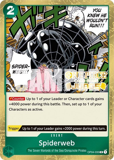 Spiderweb (Judge Pack Vol. 3) (One Piece Promotion Cards) Near Mint Foil