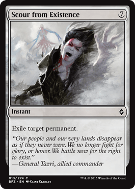 Scour from Existence (Battle for Zendikar) Near Mint - Nick Nack's Full Frontal Attack