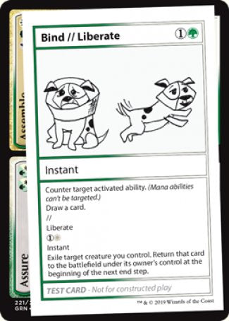 Bind // Liberate (Édition 2021) [Mystery Booster Playtest Cards] 