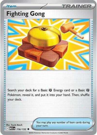 Fighting Gong - 116 (ME01: Mega Evolution) Near Mint - Nick Nack's Full Frontal Attack