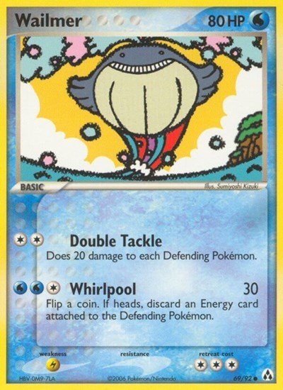 Wailmer (Legend Maker) Light Play - Nick Nack's Full Frontal Attack