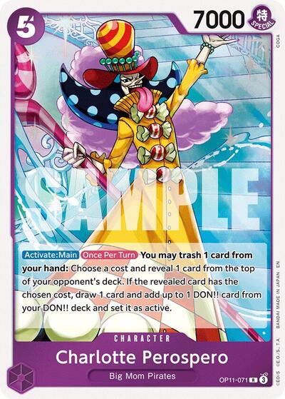 Charlotte Perospero (A Fist of Divine Speed) Near Mint Foil - Nick Nack's Full Frontal Attack
