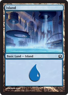 Island (255) (Return to Ravnica) Near Mint