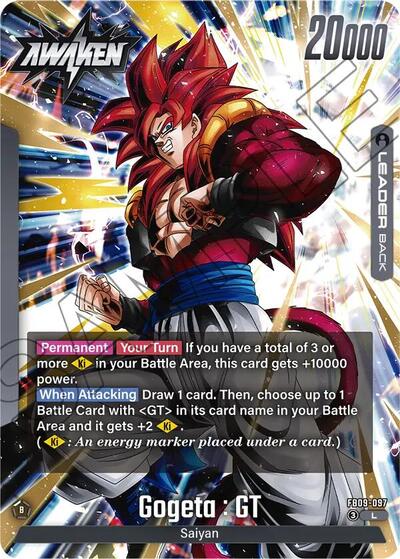 Gogeta : GT (Dual Evolution) Near Mint - Nick Nack's Full Frontal Attack