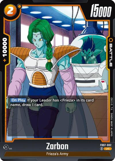 Zarbon (Wish For Shenron) Near Mint - Nick Nack's Full Frontal Attack