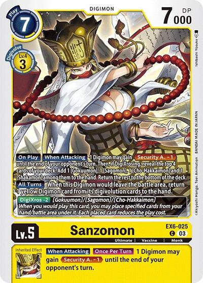 Sanzomon (Infernal Ascension) Near Mint - Nick Nack's Full Frontal Attack