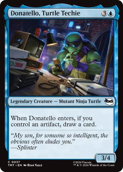 Donatello, Turtle Techie (Teenage Mutant Ninja Turtles) Near Mint Foil