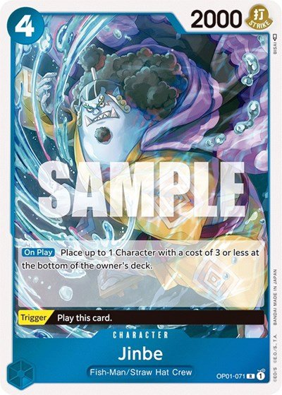 Jinbe (071) (Romance Dawn) Near Mint Foil - Nick Nack's Full Frontal Attack