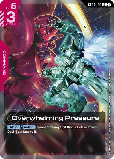 Overwhelming Pressure (Phantom Aria) Near Mint Holofoil - Nick Nack's Full Frontal Attack