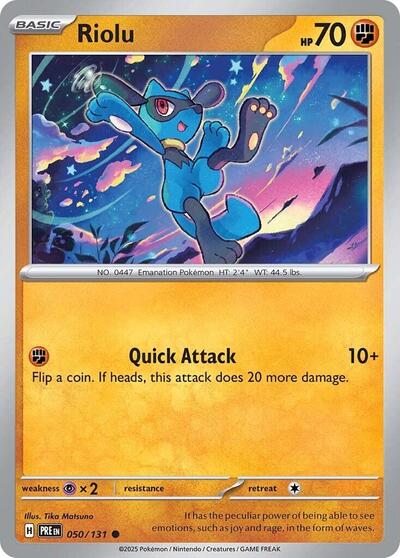 Riolu (SV: Prismatic Evolutions) Near Mint