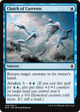 Clutch of Currents (Battle for Zendikar) Near Mint - Nick Nack's Full Frontal Attack