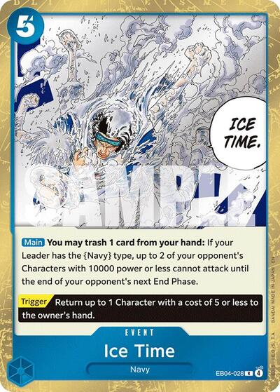 Ice Time (The Azure Sea's Seven) Near Mint Foil - Nick Nack's Full Frontal Attack