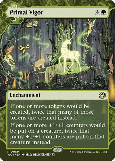 Primal Vigor (Wilds of Eldraine: Enchanting Tales) Near Mint Foil