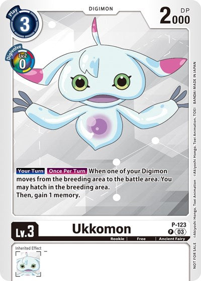 Ukkomon P-123 (NYCC 2023 Demo Deck) (Digimon Promotion Cards) Near Mint
