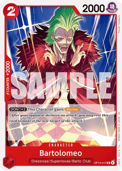Bartolomeo (The Azure Sea's Seven) Near Mint - Nick Nack's Full Frontal Attack