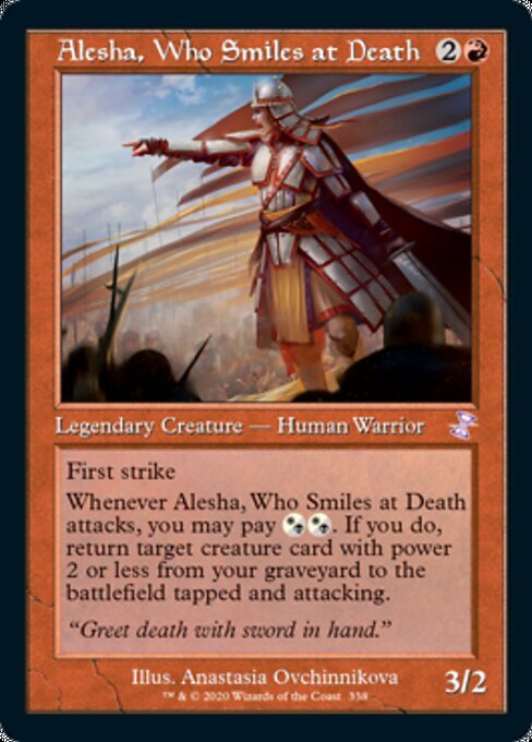 Alesha, Who Smiles at Death (Time Spiral Remastered) Near Mint - Nick Nack's Full Frontal Attack
