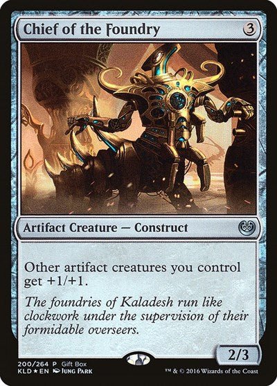 Chief of the Foundry (Promos: Gift Boxes) Near Mint Foil - Nick Nack's Full Frontal Attack