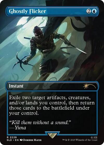 Ghostly Flicker (Secret Lair) Near Mint - Nick Nack's Full Frontal Attack