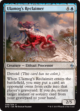 Ulamog's Reclaimer (Battle for Zendikar) Near Mint - Nick Nack's Full Frontal Attack
