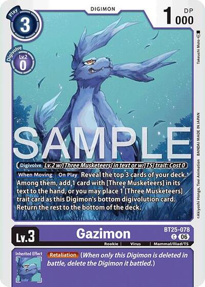Gazimon (Dual Revolution Booster) Near Mint