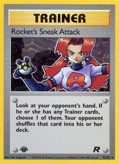 Rocket's Sneak Attack (72) (Team Rocket) Damaged / Poor Unlimited