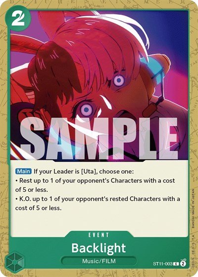 Backlight (Starter Deck 11: Uta) Near Mint - Nick Nack's Full Frontal Attack