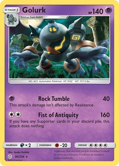 Golurk (SM - Cosmic Eclipse) Near Mint - Nick Nack's Full Frontal Attack
