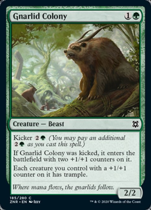 Gnarlid Colony (Zendikar Rising) Near Mint - Nick Nack's Full Frontal Attack