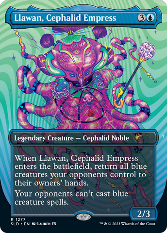 Llawan, Cephalid Empress (Borderless) [Secret Lair Drop Series]